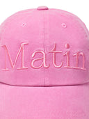 MATIN LOGO WASHED BALL CAP IN PINK