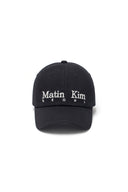 SEOUL LOGO POINT BIG BALL CAP IN BLACK