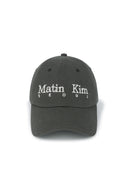 SEOUL LOGO POINT BIG BALL CAP IN CHARCOAL GREY