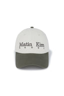 SEOUL LOGO TWO-TONE BIG BALL CAP IN LIGHT BEIGE