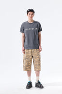 APPLIQUE FELT LOGO TOP FOR MEN IN CHARCOAL