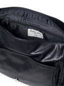 DUAL POCKET MESSENGER BAG IN BLACK
