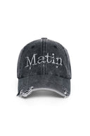復古裂紋標誌棒球帽 (VINTAGE CRACK LOGO BALL CAP) 黑色