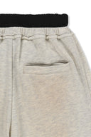 UNI CONTRAST JERSY PANTS IN LIGHT BEIGE
