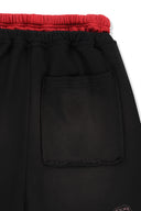 UNI WAIST POINT JERSEY SHORTS IN BLACK