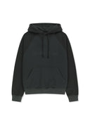 COLOR BLOCK LOGO HOODY TOP IN BLACK