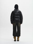 ICON LOGO DOWN JUMPER IN BLACK