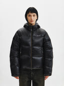 ICON LOGO DOWN JUMPER IN BLACK