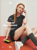 MARITHE SPORT W FLARE MINI SKIRT IN BLACK