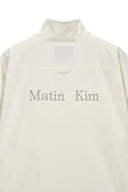 BACK LOGO HIGH NECK JUMPER IN CREAM image 18