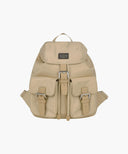 CLASSIC LOGO SMALL BACKPACK IN BEIGE image 9