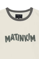 MATIN LOGO RINGER TOP FOR MEN IN CREAM image 4