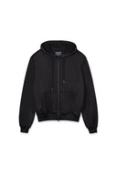 BACK LOGO GLITTER HOODY ZIP UP FOR MEN