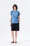 APPLIQUE FELT LOGO TOP IN BLUE image 8