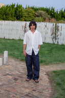 ZIGZAG STITCH POINT SHIRT FOR MEN IN WHITE image 7