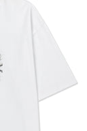 MATIN KIM CIRCLE LOGO TOP FOR MEN IN WHITE image 14