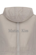 BACK LOGO HOODY WINDBREAKER FOR MEN IN LIGHT GRAY image 6