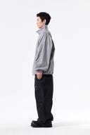 MATIN KIM LOGO COATING JUMPER FOR MEN IN DARK GRAY image 6