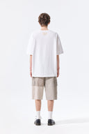 MATIN KIM CIRCLE LOGO TOP FOR MEN IN WHITE image 7