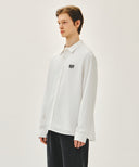 CLASSIC LOGO LINEN SHIRT IN WHITE image 2