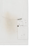 CARPENTER BERMUDA DENIM PANTS IN WHITE image 5