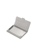 SIGNATURE METAL BUSINESS CARD CASE IN SILVER image 8