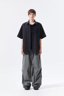 STRAP BELTED PANTS FOR MEN IN CHARCOAL GREY image 12
