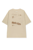 PIGMENT GRAFFITI LOGO TOP IN BEIGE image 2