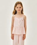 KIDS W CHECK SLEEVELESS BLOUSE IN PINK image 12