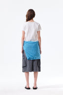 TONAL RIB LOGO CROP TOP IN WHITE image 7