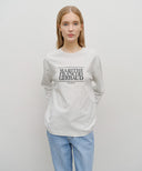 CLASSIC LOGO LONG SLEEVE IN LIGHT HEATHER GREY image 1