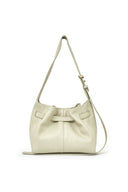 BELTED VOLUNN SMALL BUCKET BAG IN IVORY image 3