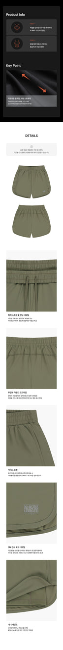MARITHE SPORT W DOUBLE-LAYER SHORTS IN OLIVE image 6