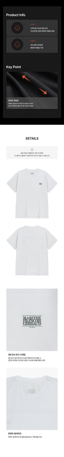 MARITHE SPORT CLASSIC LOGO TEE IN WHITE image 6