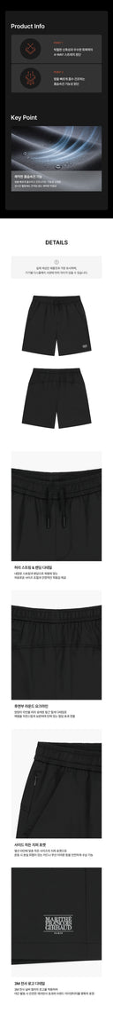 MARITHE SPORT NYLON HALF PANTS IN BLACK image 6