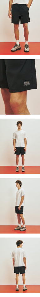 MARITHE SPORT NYLON HALF PANTS IN BLACK image 7