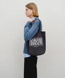 CLASSIC LOGO DENIM ECO BAG IN BLUE image 20