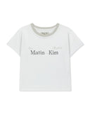 TONAL RIB LOGO CROP TOP IN WHITE image 10
