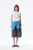 TONAL RIB LOGO CROP TOP IN WHITE image 19