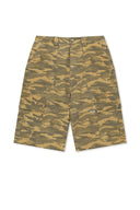 CAMOUFLAGE CARGO BERMUDA PANTS FOR MEN IN CAMEL image 2
