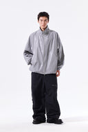MATIN KIM LOGO COATING JUMPER FOR MEN IN DARK GRAY image 8