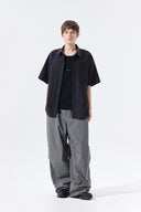 STRAP BELTED PANTS FOR MEN IN CHARCOAL GREY image 10