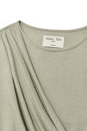 TIED DETAIL STRING TOP IN LIGHT KHAKI