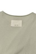 TIED DETAIL STRING TOP IN LIGHT KHAKI