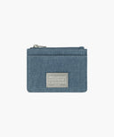 CLASSIC LOGO ZIP CARD WALLET IN BLACK image 15