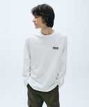 BOLD LOGO OVERSIZED LONG SLEEVE IN WHITE image 1