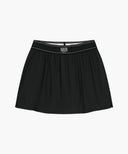 MARITHE SPORT W FLARE MINI SKIRT IN BLACK