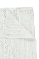 MESH LOGO WRAP MINI SKIRT IN WHITE image 3