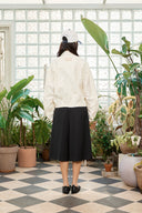 LAYERED POINT STRING LIGHT JUMPER IN IVORY image 10