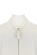 SPELL POINT STRIPE KNIT CARDIGAN IN IVORY image 3